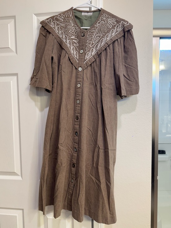 Midori Matsumoto Dresses & Skirts - 🌸 Rare Vintage Midori Matsumoto Japanese Couture Embroidered Cotton Dress
